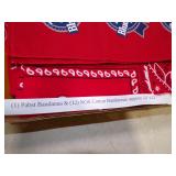 1 PABST BANDANA & 12 NOS BANDANAS APPROX 22''X22