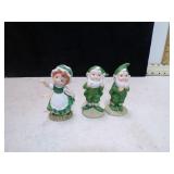 3 LEFTON PIXIE FIGURES
