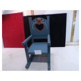 **ROSEMALED DOLL ROCKING CHAIR