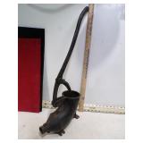 **ANTIQUE CAST IRON #1 SAUSAGE STUFFER