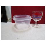 VINT. HAMMS BEER GOBLET