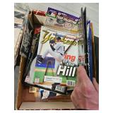 BOX MISC. SPORTS MAGAZINES & COLLECTABLES