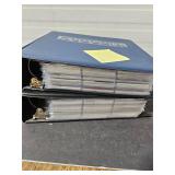 *2 LG. BINDERS OF SPORTS CARDS