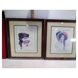 **FRAMED LADIES HOME JOURNAL MAGAZINE COVERS