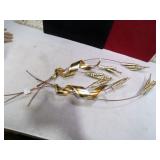 **2 MCM METAL WALL DECOR