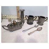 SILVER PLATE & OTHER METAL ITEMS