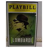 **AUTOGRAPHED PLAY BILL FROM LOMBARDI