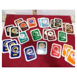 25 SITCKERS 1979 & 1980 NFL HELMET