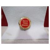 1950'S MILWAUKEE BRAVES MILLER BEER PIN