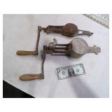 **2 VINT. CAST IRON PIECES