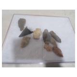 NATIVE AMERICAN ARROW HEADS PIECES & PARTS