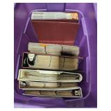 **TOTE OF UNSHEARCHED BULK CARDS