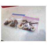 2 SETS OF 4 ANTIQUE CASTORS