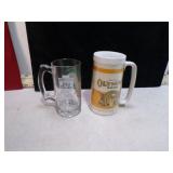 OLD STYLE & OYLMPIA BEER MUGS