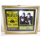 VINT. BEATLES POSTER, PICTURE & CONCERT TICKET