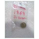 1959 SILVER DIME