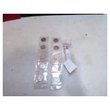 10 STATE QUARTERS & A ROLL OF PENNIES