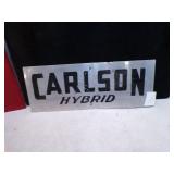 VINT. CARLSON HYBRID METAL SIGN