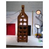 **LG. WOODEN WINE RACK