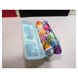 12 VINT. HAND DECORATED EASTER EGGS