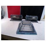 **VINT. OUTDOOR LIGHT FIXTURE SET AS IS