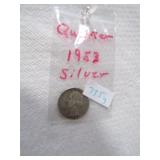1953 SILVER QUARTER