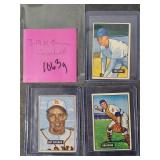 3 - 1953 BOWMAN BASEBALL CARDS
