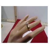 MARKED 10KT GOLD RING 4G SIZE 7