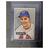 1951 BOWMAN BASEBALL LOU BOUDREAU CARD