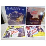 2 VINT. RECORDS & 2 VINT. MOVIE POSTERS