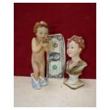 2 CERAMIC FIGURES LEFTON & ROYAL DUX