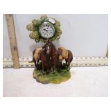 HORSE FIGURE CLOCK