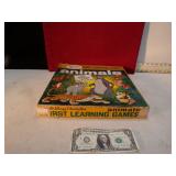 1969 WALT DISNEY 1ST LEARNING ANIMALS GAME