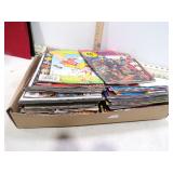 **LG. LOT OF COMIC BOOKS W/ WATER DAMAGE