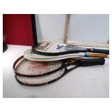 **4 WILSON TENNIS RACKETS