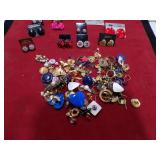 77 PAIRS OF POST EARRINGS