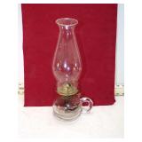 *ANTIQUE OIL FINGER LAMP GLOWS