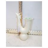 RED WING ART POTTERY CHICKEN VASE