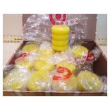 **12 YELLOW CANDLES IN BOX