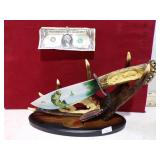 DECORATIVE FISH KNIFE ON STAND