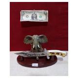 ELEPHANT KNIFE ON STAND