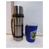 THERMOS & MUG W/ ADVERTISING