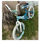 **HUFFY DISNEYS FROZEN KIDS BIKE AS IS