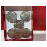 6 BICENTENNIAL HALF DOLLARS