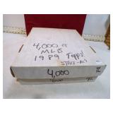 *4,000 MLB 1989 TOPPS CARDS