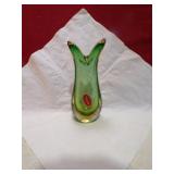 VINT MURANO BUD VASE GLOWS