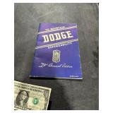 DODGE VINT MANUAL