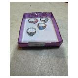 4 MARKED 925 RINGS 10G