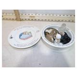 PETER RABBIT PLATE & BOWL & MISC. VINT. SMALLS