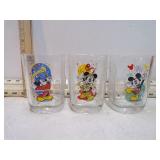 3 MICKEY MOUSE DISNEY GLASSES